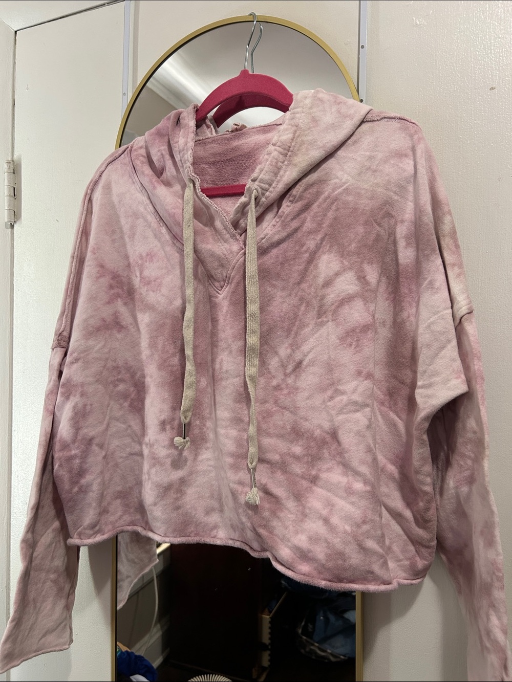 Tye Dye Cropped Hoodie